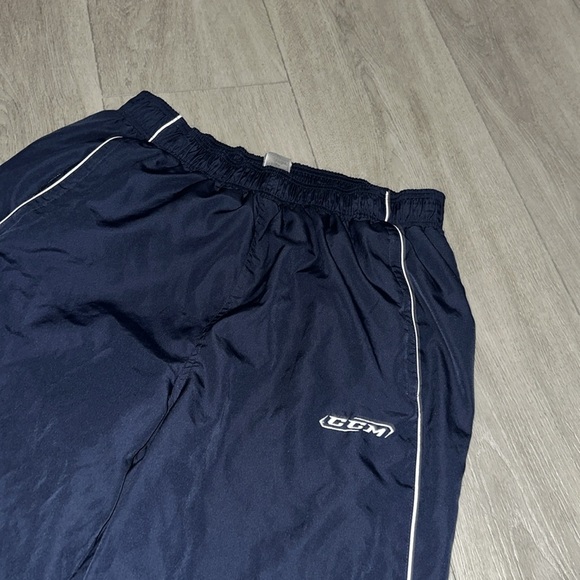 CCM Other - CCM Navy Track/Hockey Pants with White Accents hockey pants size large